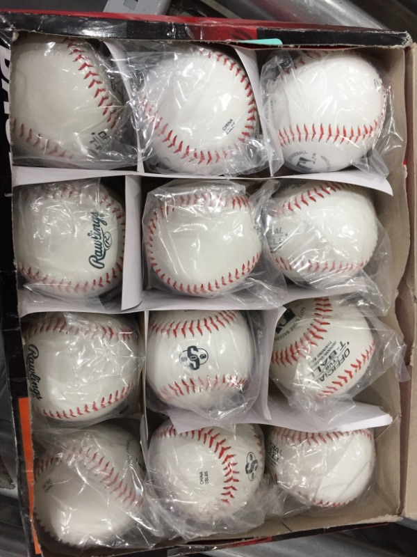 Photo 2 of (12 Pack) Rawlings 6U Official League TVB Soft T-Balls
