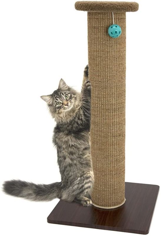 Photo 1 of *MISSING HARDWARE, *
Kitty City Premium Woven Sisal Scratching Collection, Scratching Post, Perch Cushion
