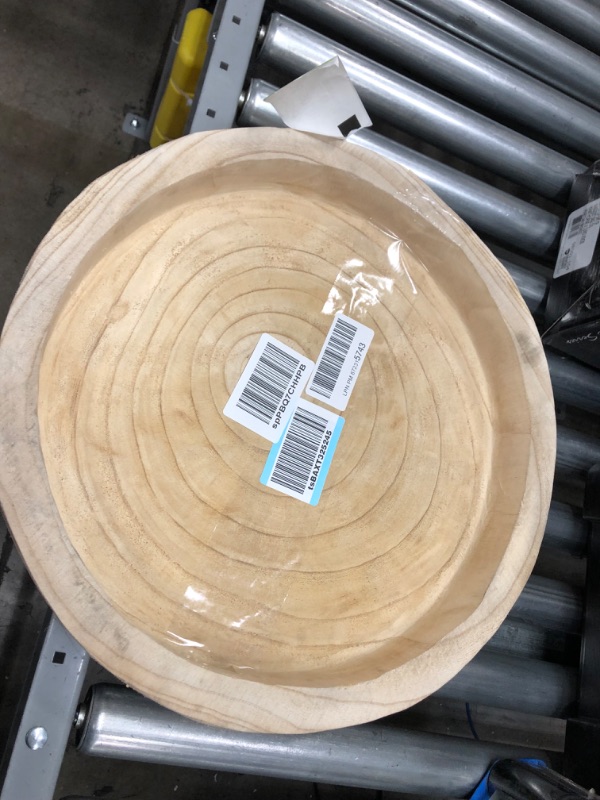 Photo 1 of 17 " round natural wood tray