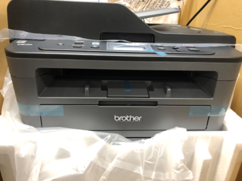 Photo 2 of Brother Monochrome Laser Printer, Compact Multifunction Printer and Copier, DCPL2550DW, Amazon Dash Replenishment Ready, Black
