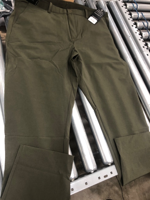 Photo 2 of mens size xl
Layer 8 Men’s Quick Dry Woven Lightweight Stretch Pants | Everyday Comfort Pants  (X-Large, Olive-Pant)
