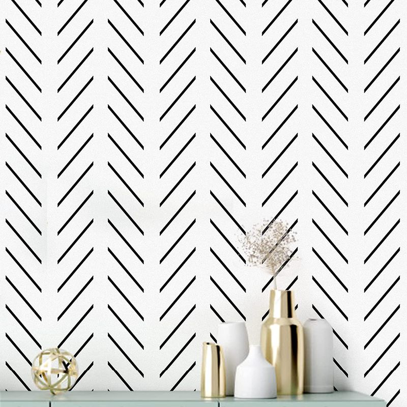 Photo 1 of 4 PACK
Erfoni Black and White Peel and Stick Wallpaper Modern Geometric Contact Paper 17.7inch x 118.1inch Black Removable Wallpaper Peel and Stick Stripe Decorative Self Adhesive Wall Paper Bathroom
