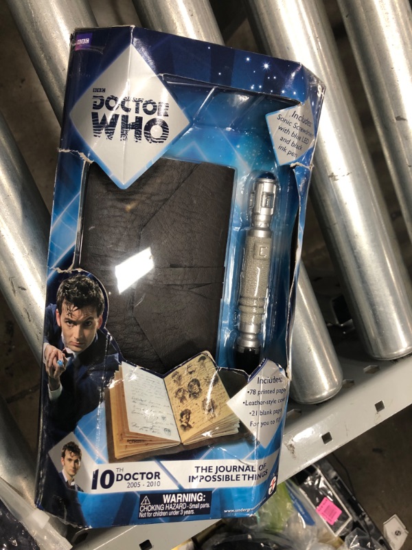 Photo 2 of Doctor Who Journal of Impossible Things & Mini Sonic Screwdriver Pen

