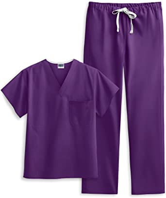 Photo 1 of *SIMILAR TO STOCK PHOTO*   SIZE LARGE
Strictly Scrubs Unisex Reversible Scrub, Top and Drawstring Pant
