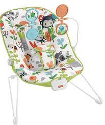 Photo 1 of Fisher-Price Baby's Bouncer – Forest Explorers, Baby Bouncing Chair for Soothing
