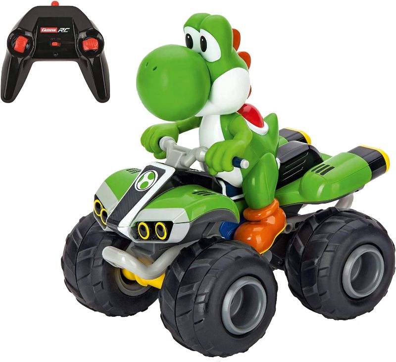 Photo 1 of Carrera RC Nintendo Mario Kart 2.4 GHz Radio Remote Control Toy Car Vehicle - Yoshi Quad
