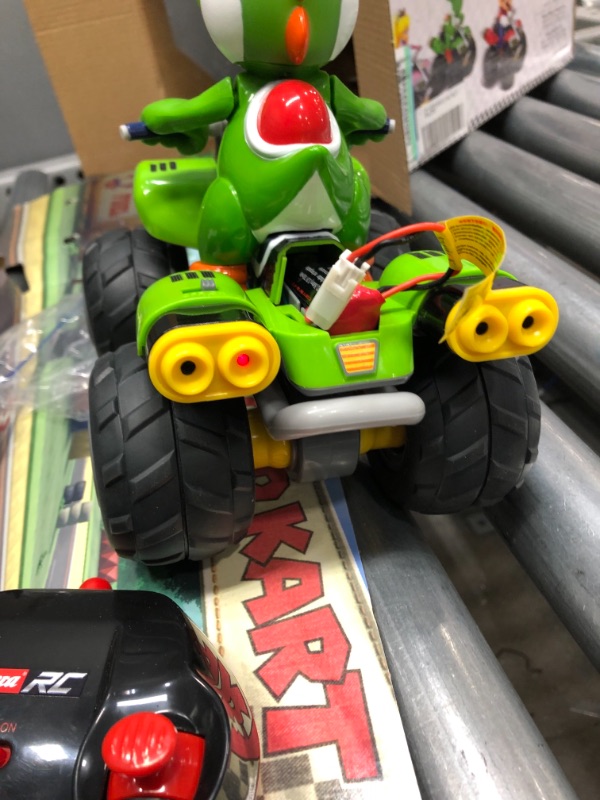 Photo 3 of **PARTS ONLY**
Carrera RC Nintendo Mario Kart 2.4 GHz Radio Remote Control Toy Car Vehicle - Yoshi Quad
