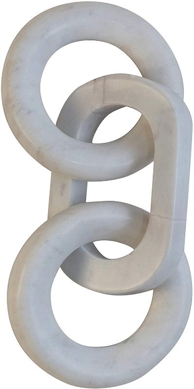 Photo 1 of *one link missing*
Bloomingville Marble Chain Décor, White Decor
