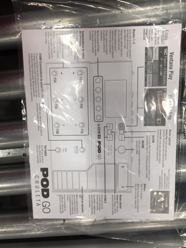 Photo 5 of Line 6 POD Go Guitar Effects Processor Pedalboard
