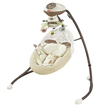 Photo 1 of Fisher-Price My Little Snugabunny Swing, dual motion baby swing with music, sounds and motorized mobile
