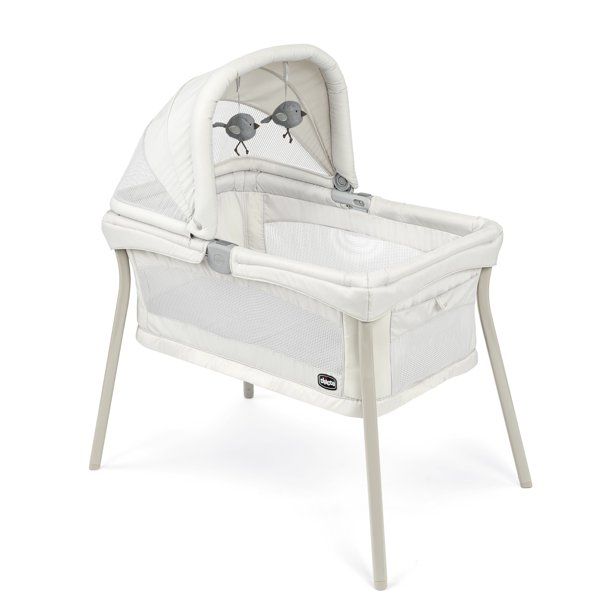 Photo 1 of Chicco LullaGo Nest Portable Bassinet, Dove (Beige)
