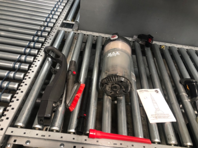 Photo 1 of Hoover WindTunnel 3 Max Performance Pet, Bagless Upright Vacuum Cleaner, HEPA Media Filtration, For Carpet and Hard Floor, UH72625, Red
