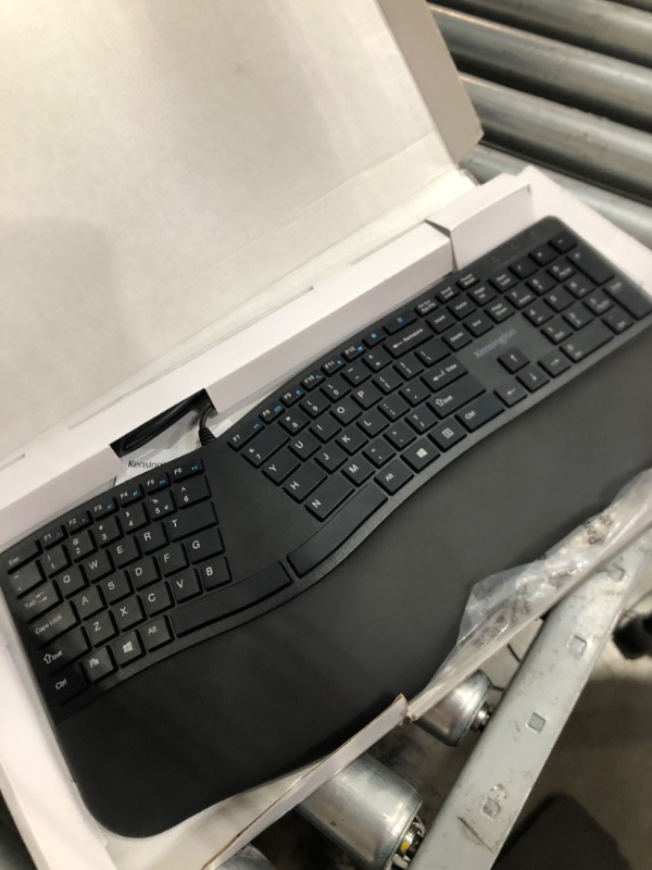 Photo 2 of Kensington Pro Fit Ergonomic Wired Keyboard- Black (K75400US)
