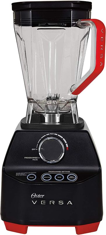 Photo 1 of Oster Versa Blender | 1400 Watts | Stainless Steel Blade | Low Profile Jar | Perfect for Smoothies, Soups, Blac