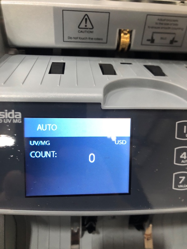 Photo 4 of Cassida 6600 UV/MG – USA Business Grade Money Counter with UV/MG/IR Counterfeit Detection – Top Loading Bill Counting Machine w/ ValuCount™, Add and Batch Modes – Fast Counting Speed 1,400 Notes/Min