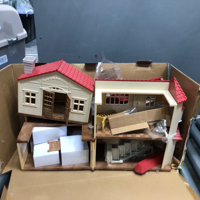 Photo 1 of Calico Critters Red Roof Country Home Gift set, Cottage