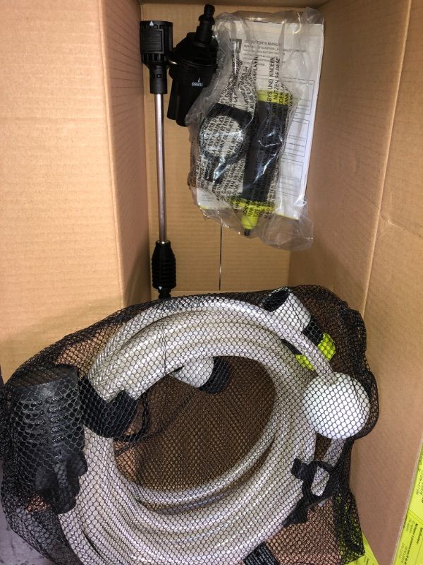 Photo 1 of RYOBI 40-Volt HP Brushless EZClean 600 PSI 0.7 GPM Cold Water Power Cleaner with 2.0 Ah Battery and Charger