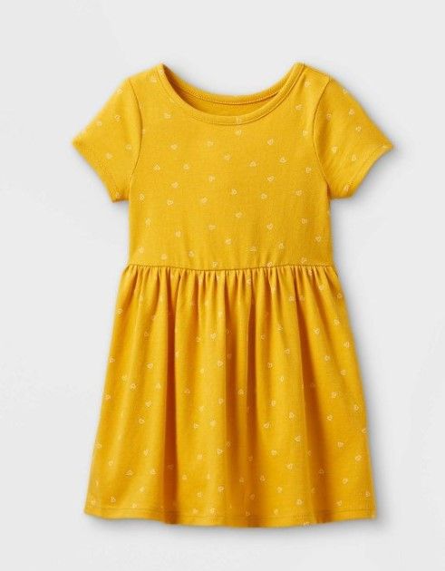 Photo 1 of Toddler Girls' Printed Knit Short Sleeve Dress - Cat & Jack™-SIZE 2T - 12 PACK 

