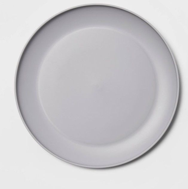 Photo 1 of 10.5" Plastic Dinner Plate - Room Essentials™ -24 pack 
