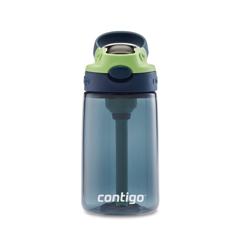 Photo 1 of 4 pack - Contigo Kids Water Bottle, 14 Oz with Autospout Technology â€“ Spill Proof, Easy-Clean Lid Design â€“ Ages 3 Plus, Top Rack Dishwasher Safe
