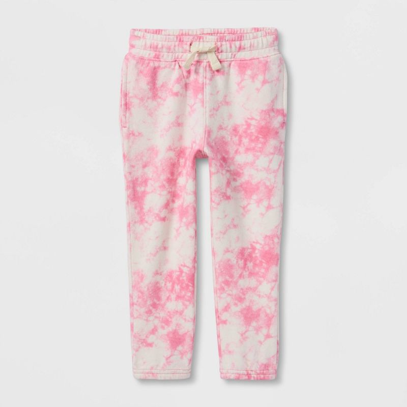 Photo 1 of *** WHOLE CASE OF 12*** 
Toddler Jogger Pants - Cat & Jack™ Bright Pink Tie Dye SIZE 2T 
