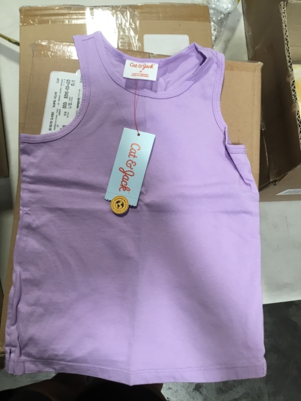 Photo 3 of *** WHOLE CASE OF 12*** 
 Toddler Tank Top - Cat & Jack™ Light Purple SIZE 3T



