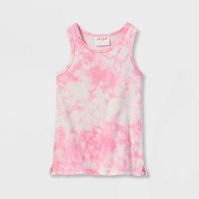 Photo 1 of Toddler Tank Top - Cat & Jack™ Bright Pink Tie Dye SIZE 4T