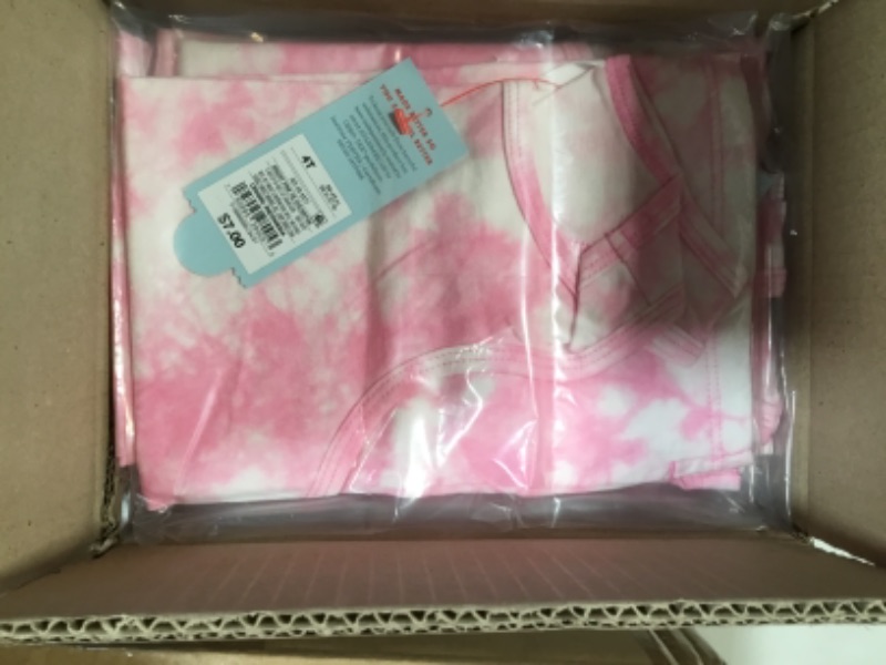 Photo 3 of Toddler Tank Top - Cat & Jack™ Bright Pink Tie Dye SIZE 4T