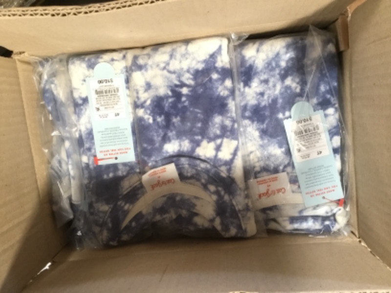 Photo 2 of *** WHOLE CASE OF 12*** 
Toddler Crewneck Pullover Sweatshirt - Cat & Jack™ Blue Tie Dye SIZE 4T

