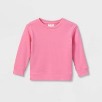 Photo 1 of *** WHOLE CASE OF 12*** 
Toddler Crewneck Pullover Sweatshirt - Cat & Jack™ Bright Pink SIZE 2T




