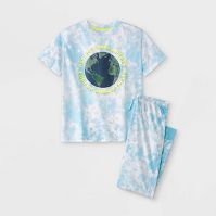 Photo 1 of *** WHOLE CASE OF 12*** 
Boys' 2pc Tie-Dye Mother Earth Pajama Set - art class™ Blue Size
M

