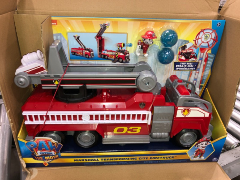 Photo 2 of PAW Patrol: The Movie Marshall Transforming City Fire Truck

