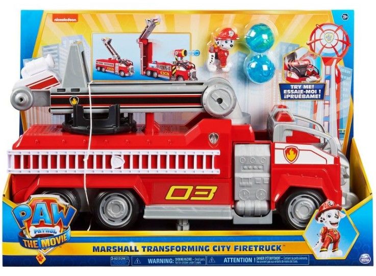 Photo 1 of PAW Patrol: The Movie Marshall Transforming City Fire Truck

