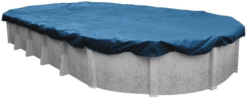 Photo 1 of  Winter Pool Cover for Oval Above Ground Swimming Pools, 15 x 30-ft. Oval Pool