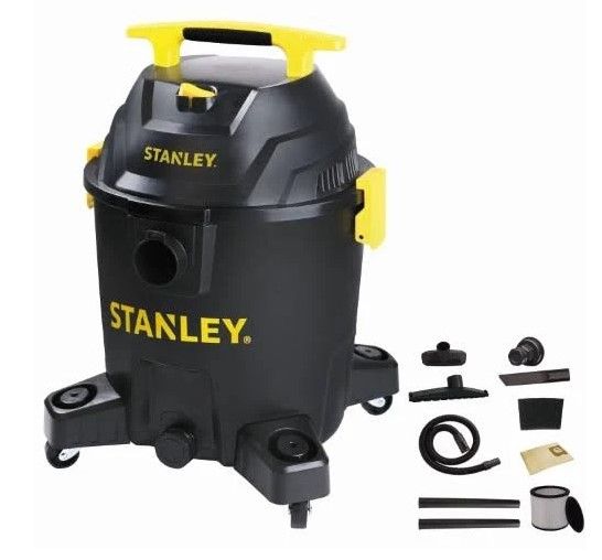 Photo 1 of (NOT FUNCTIONING)Stanley 10 Gallon Wet Dry Vac 6 Peak HP Vacuum Cleaner