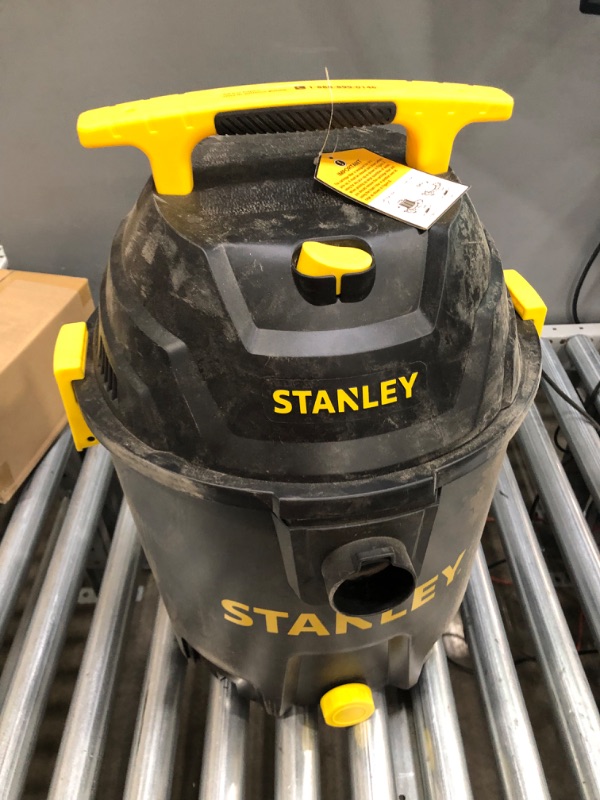 Photo 2 of (NOT FUNCTIONING)Stanley 10 Gallon Wet Dry Vac 6 Peak HP Vacuum Cleaner