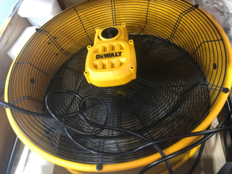 Photo 3 of 24 in. Heavy-Duty Drum Fan with Extra Long 12 ft. Power Cord and Stepless Speed Control