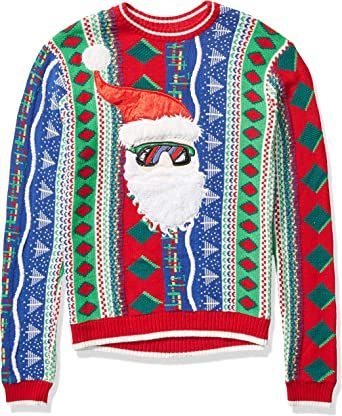 Photo 1 of Blizzard Bay Men's Ugly Christmas Sweater Santa (XL) 2-Pack