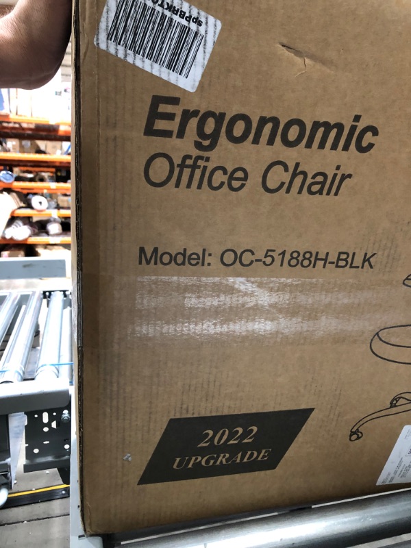 Photo 5 of ERGONOMIC OFFICE CHAIR OC-5188H-BLK