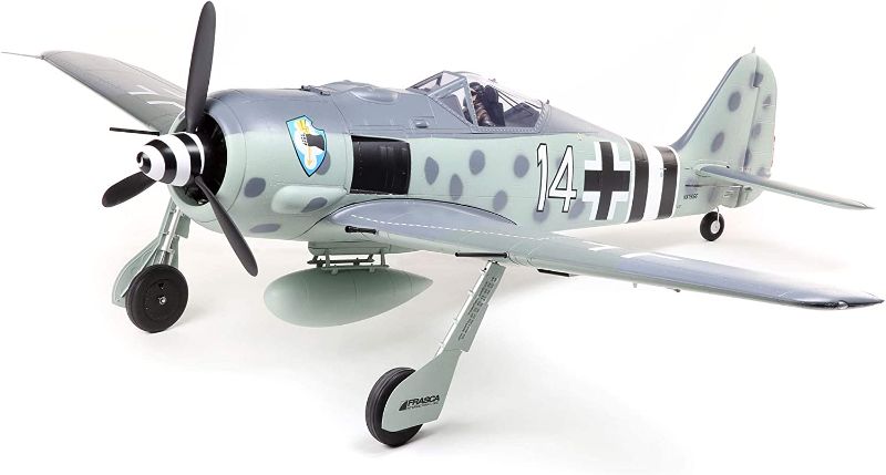 Photo 1 of E-flite RC Airplane Focke-Wulf Fw 190A 1.5m Smart BNF Basic (Transmitter, Battery and Charger not Included) with AS3X and Safe Select, EFL01350