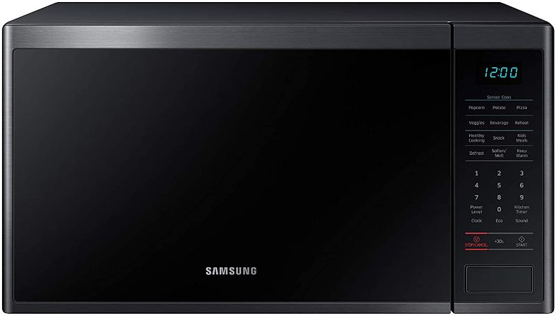 Photo 1 of Samsung MS14K6000AG/AA MS14K6000 Speed-Cooking-Microwave-ovens, 1.4 cubic feet, Black
