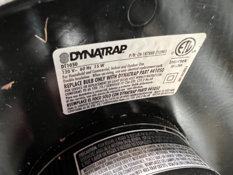 Photo 2 of DynaTrap DT1050-TUNSR Mosquito & flying Insect Trap – Kills Mosquitoes, Flies, Wasps, Gnats, & Other Flying Insects – Protects up to 1/2 Acre
