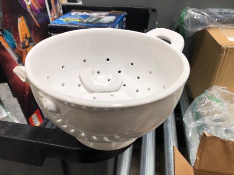 Photo 2 of Abbott Collection Ceramic Berry & Veggie Colander
