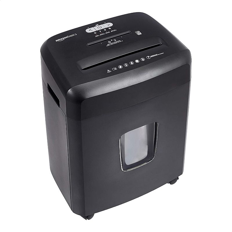 Photo 1 of ***PARTS ONLY*** Amazon Basics 18-Sheet Cross-Cut Paper, CD, and Credit Card Shredder
