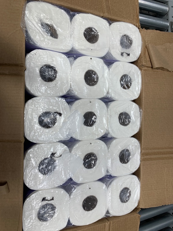 Photo 2 of Amazon Basics 2-Ply Toilet Paper 5 Packs, 6 Rolls per pack (30 Rolls total) (Previously Solimo)
