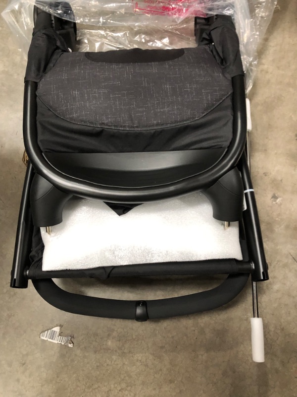 Photo 2 of Graco FastAction SE Travel System | Includes FastAction SE Stroller and SnugRide 30 LX Infant Car Seat, Hilt
