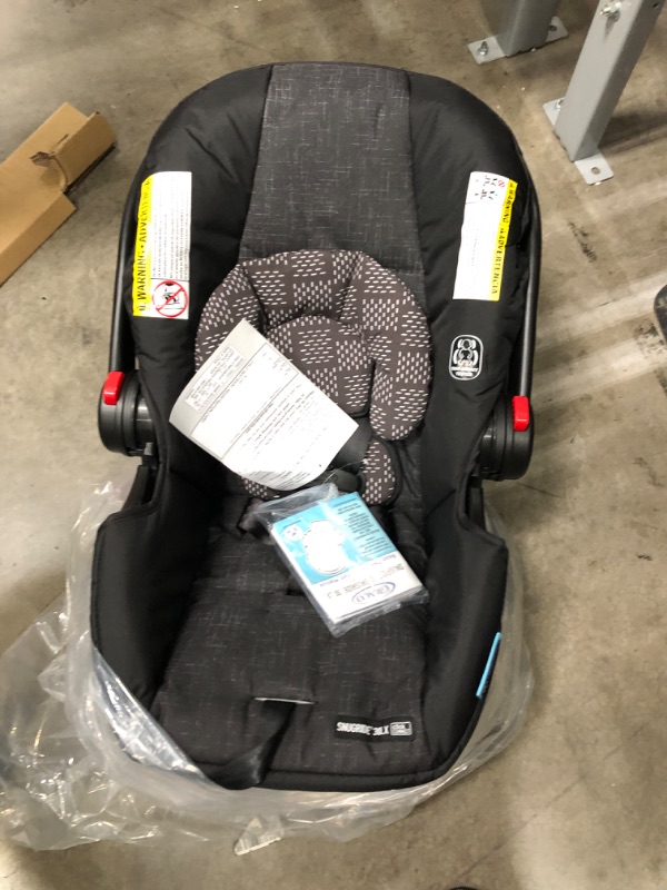 Photo 3 of Graco FastAction SE Travel System | Includes FastAction SE Stroller and SnugRide 30 LX Infant Car Seat, Hilt
