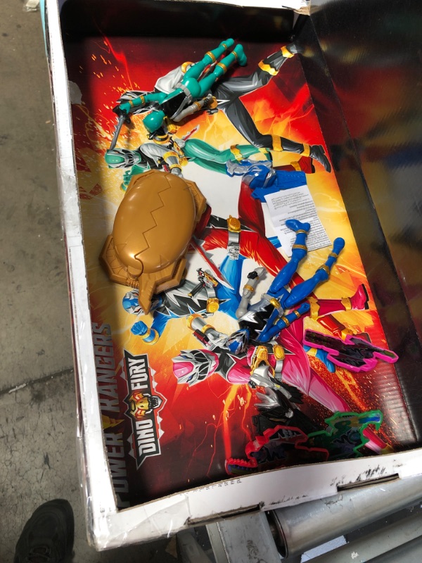Photo 2 of (MISSING TOYS)
Power Rangers Dino Fury 5 Ranger Team Multipack 6-Inch Action Figure Toys 