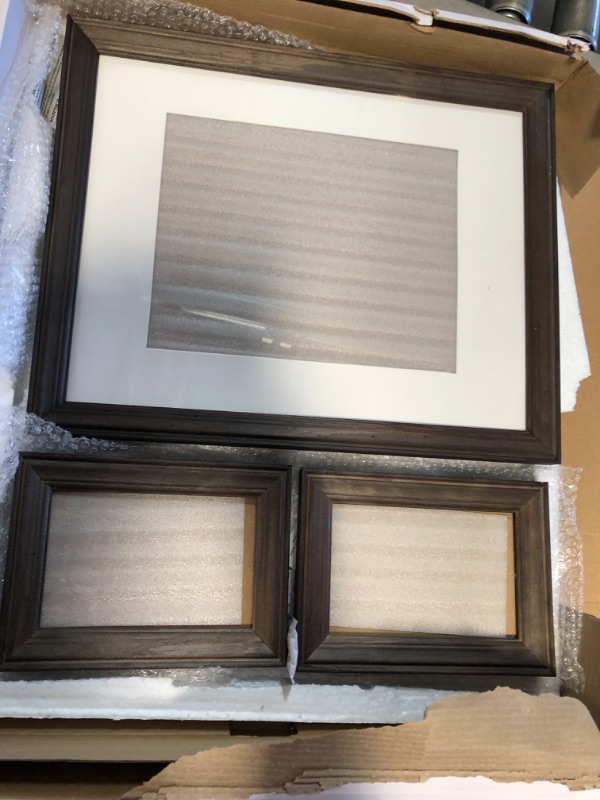 Photo 2 of (BROKEN GLASS)
Americanflat 10 Piece Mahogany Gallery Wall Picture Frame Set