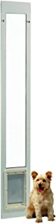 Photo 1 of (DAMAGED SIDES/TOP/BOTTOM)
Ideal Pet Products Aluminum Pet Patio Door, Adjustable Height 77-5/8" To 80-3/8", 7" x 11.25" Flap Size, White